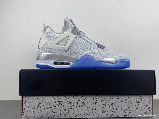 1st Kicks Shoes 705333-105 30th 4 Jordan Retro Laser Anniversary 0712